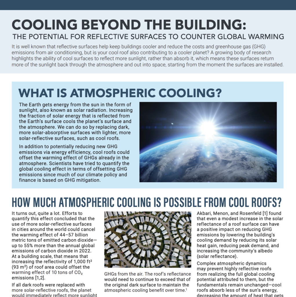 Cover image of cooling beyond the building brief